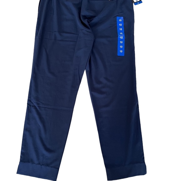 Banana Republic Black Tapered Leg Ankle Pants size 10 New With Tags. - Picture 4 of 4